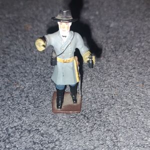 Gray and Black Soldier Figurine